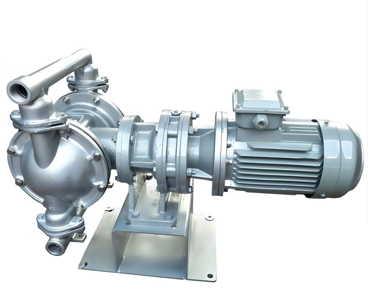 DBY三代气动隔膜泵不锈钢材质图展示